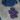 Коттон тонкий вышивка (Выбор цвета): Фиолет/синяя роза